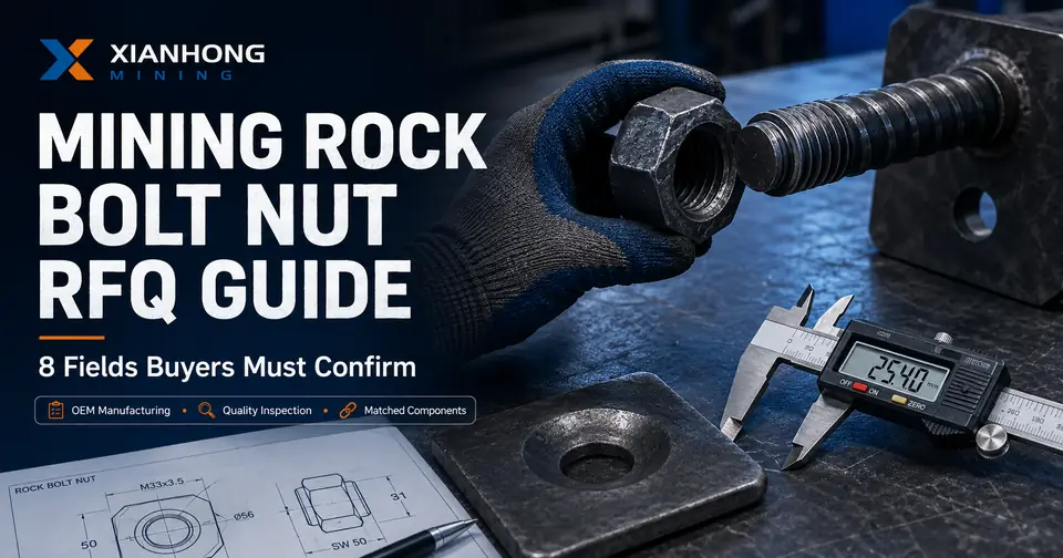 Mining rock bolt nuts specification and RFQ requirements for OEM procurement